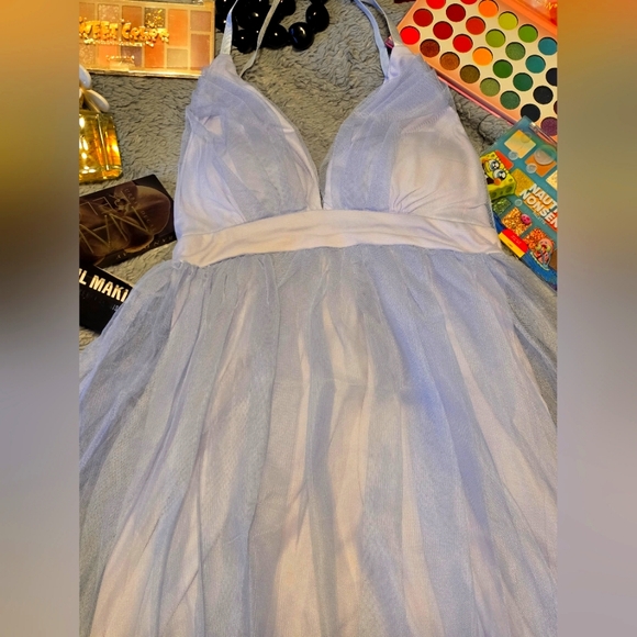 Lavender purple mini tulle dress size Small - Picture 4 of 11